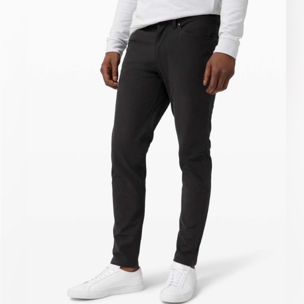 lululemon athletica Men's Slim Black Jeans